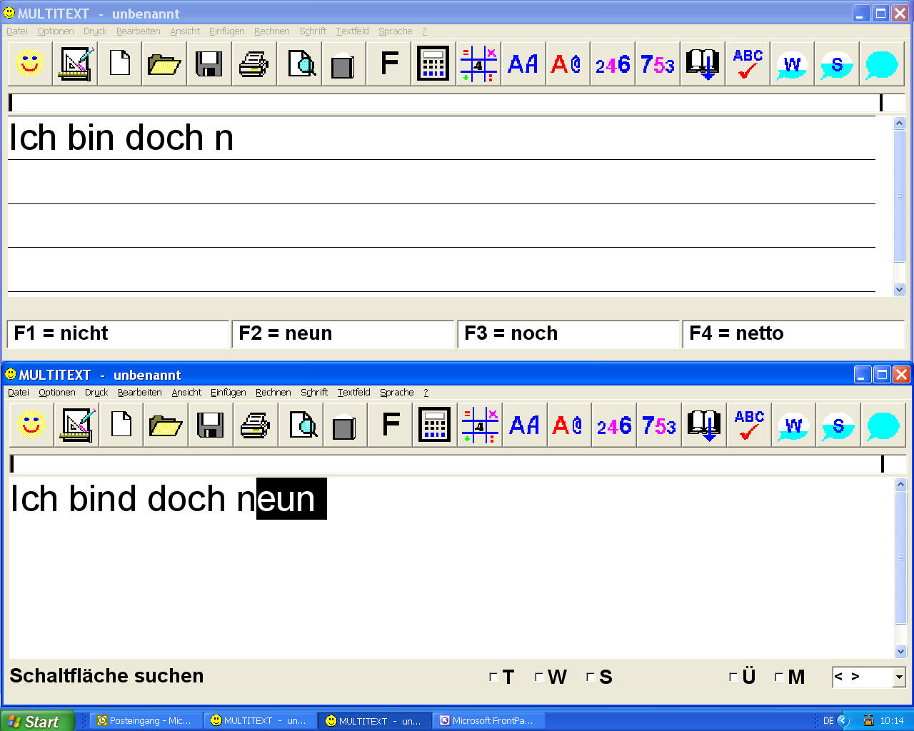 Multitext Hausversion